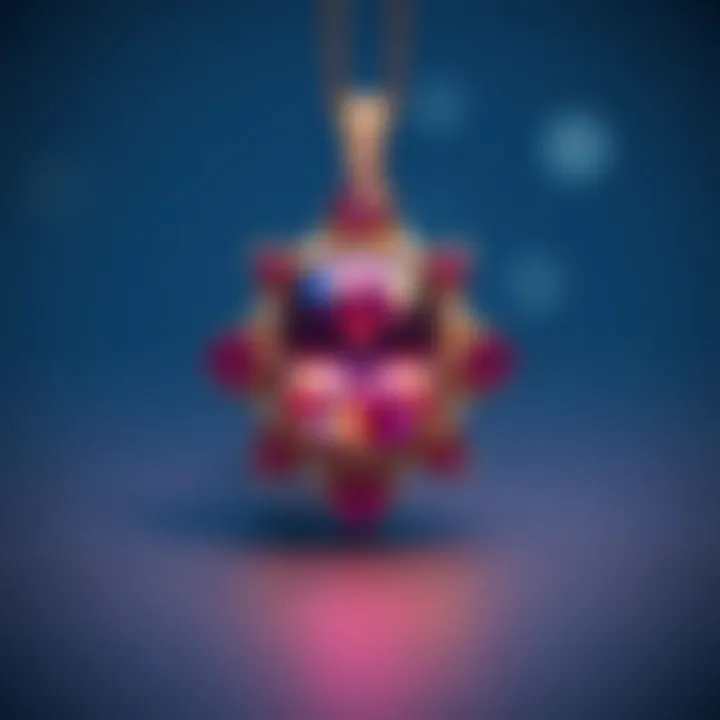 Stunning January Birthstone Jewelry An elegant jewelry piece featuring the January birthstone in a unique design