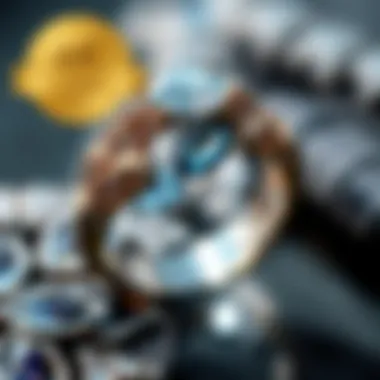 Artistry in Gem Setting: Crafting June Birth Rings Craftsmanship details of a June birth ring illustrating intricate settings and design