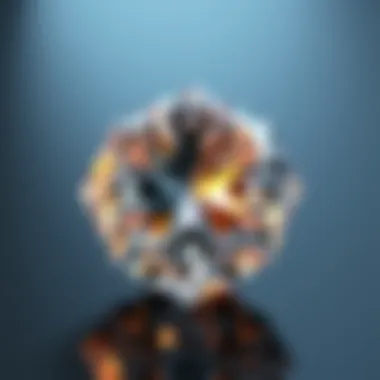 Lab-grown diamond crystal structure