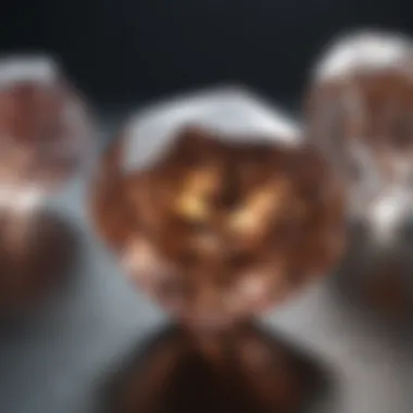 Comparison of lab-created and natural diamonds