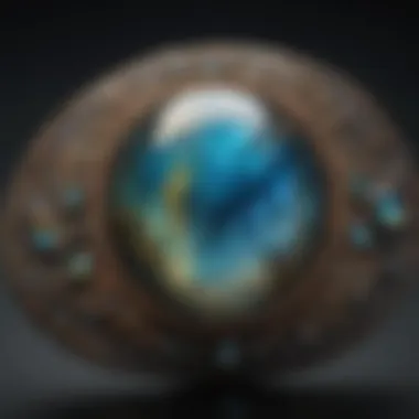 The Mesmerizing Iridescence of Labradorite Close-up view of labradorite showcasing its unique iridescence