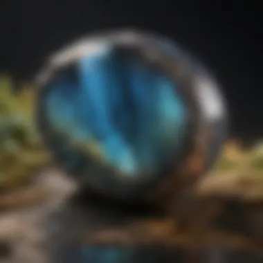 The Natural Beauty of Raw Labradorite Raw labradorite stone highlighting its natural beauty