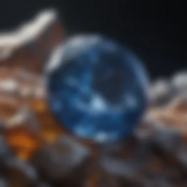 Geological Insights into Sapphire Deposits Geological layers revealing sapphire deposits