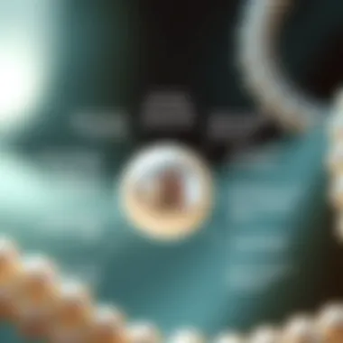 Pearl Valuation Factors An infographic detailing the factors that influence pearl valuation