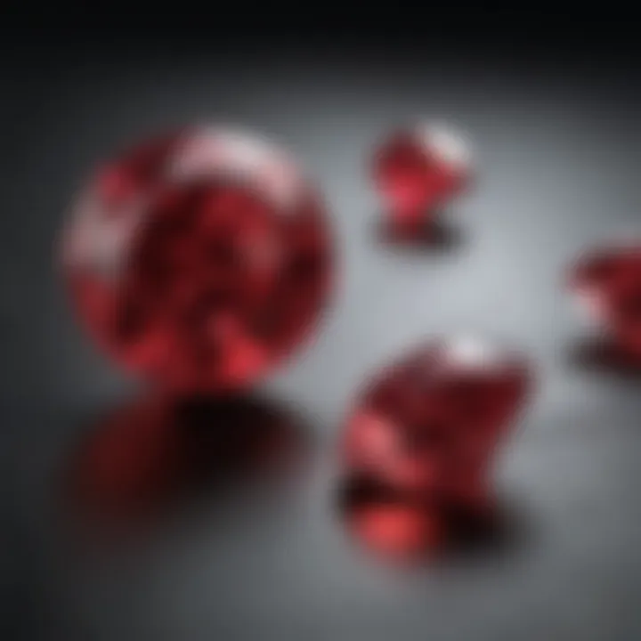 Market trends graph illustrating the demand for synthetic rubies