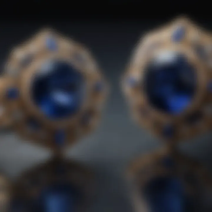 Historical artifacts featuring sapphires in royal jewelry