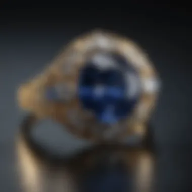 Modern interpretation of vintage sapphire rings