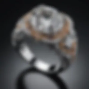 The Unique Design of Luxury Engagement Rings Exquisite diamond engagement ring with unique design