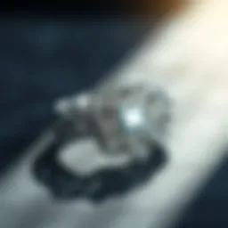 Intricately designed silver anniversary band showcasing elegance