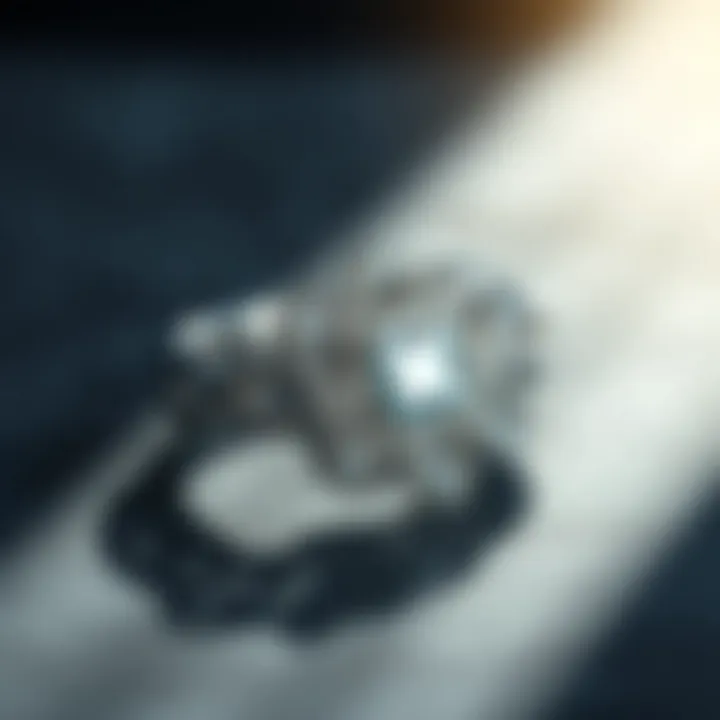 Elegance in Design Intricately designed silver anniversary band showcasing elegance