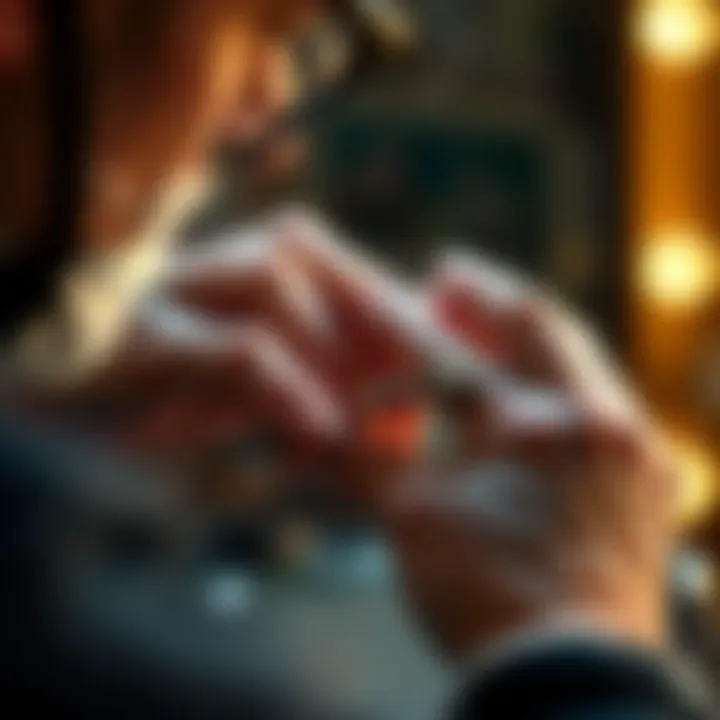 Expert Adjustments for Precious Jewelry A professional jeweler demonstrating ring adjustment techniques.