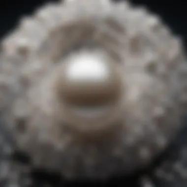 Pearls in Modern Luxury Fashion Modern luxury fashion featuring pearls in haute couture