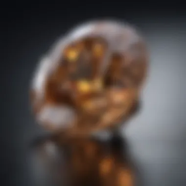 Flawless Elegance: The Pinnacle of Clarity Close-up of a flawless diamond showcasing exceptional clarity