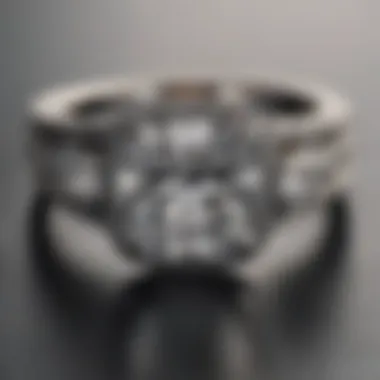 Elegant Flat Bottom Engagement Ring Elegant flat bottom engagement ring showcasing modern design