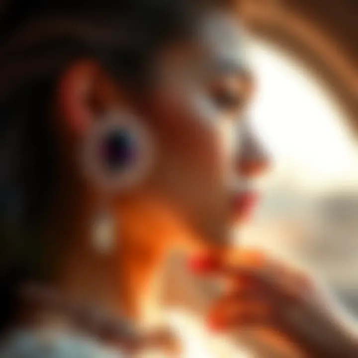 Stylishly curated modern jewelry pieces incorporating gemstones for contemporary aesthetics