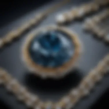 A detailed infographic illustrating the market trends and fluctuations of the Hope Diamond's value over time.