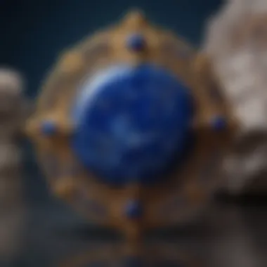 Historical Lapis Lazuli Artifacts Ancient artifacts made of lapis lazuli, highlighting its historical significance