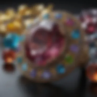 Historical Significance of Gemstones A historical depiction of gemstones used in ancient jewelry