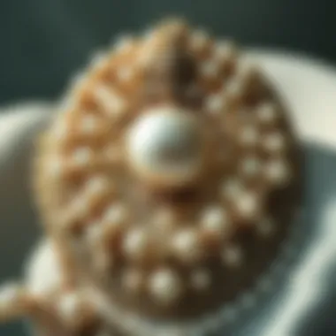 Cultural artifacts featuring pearls from various civilizations