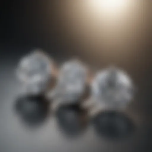 Exquisite Tiffany solitaire diamond earrings showcasing their brilliance and elegance