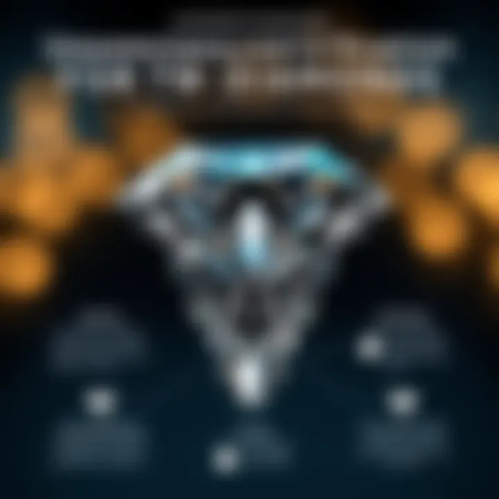 An infographic depicting the certification criteria for TW diamonds