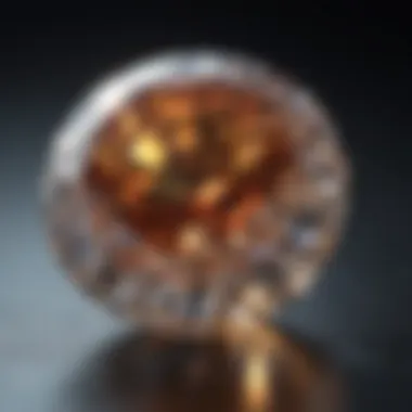 A sparkling diamond showcasing its brilliance and clarity