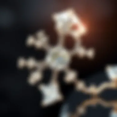 Chemical Structure of Moissanite Artistic representation of the chemical structure of moissanite