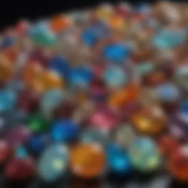 Dazzling Varieties of Opal Vibrant display of opal varieties showcasing their unique colors