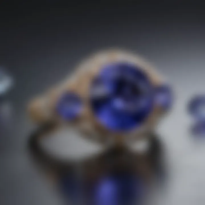 Graph depicting market trends and pricing fluctuations of tanzanite over the years