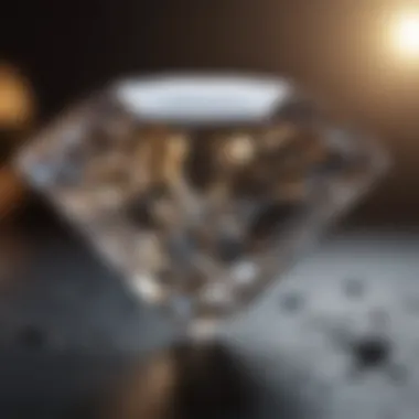Exquisite Diamond with Brilliant Cut An exquisite diamond showcasing its brilliant cut and clarity.