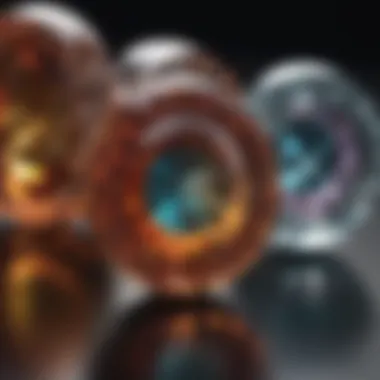 Comparative Refractive Indices of Gemstones Graphical representation of refractive indices for various gemstones