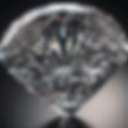 A stunning close-up of a diamond cut showcasing its brilliance and clarity.