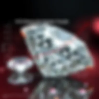 Graph depicting market trends and pricing of VVS diamonds over time