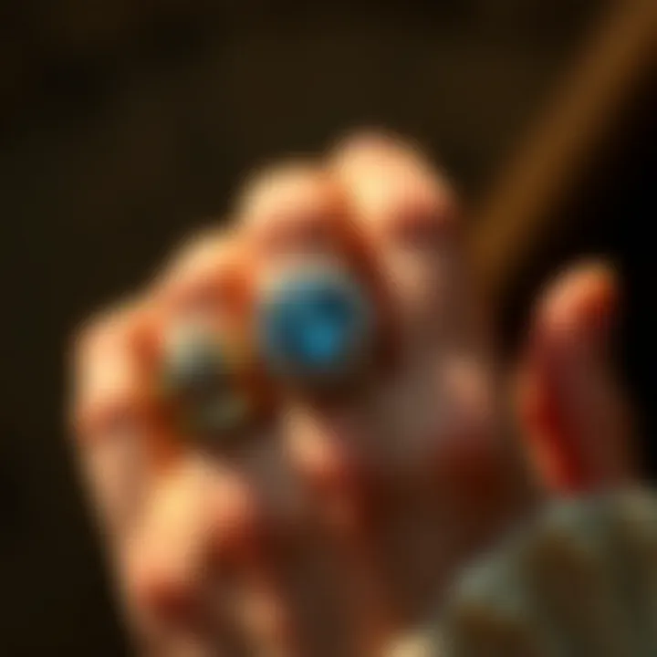 Historical representations of ring fingers in art