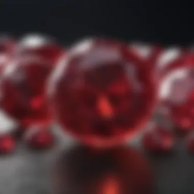 A detailed infographic illustrating the factors influencing the pricing of uncut rubies