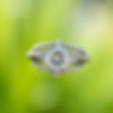 Stylish white gold jewelry with cubic zirconia