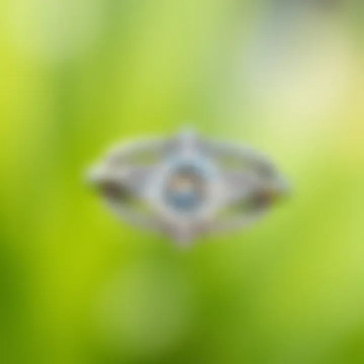 Stylish white gold jewelry with cubic zirconia