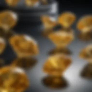 A stunning comparison chart illustrating the market trends and value appreciation of yellow rough diamonds